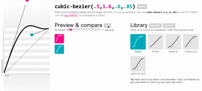 cubic-bezier